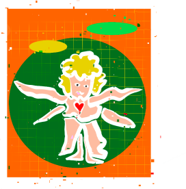 20.vitruvianman painting